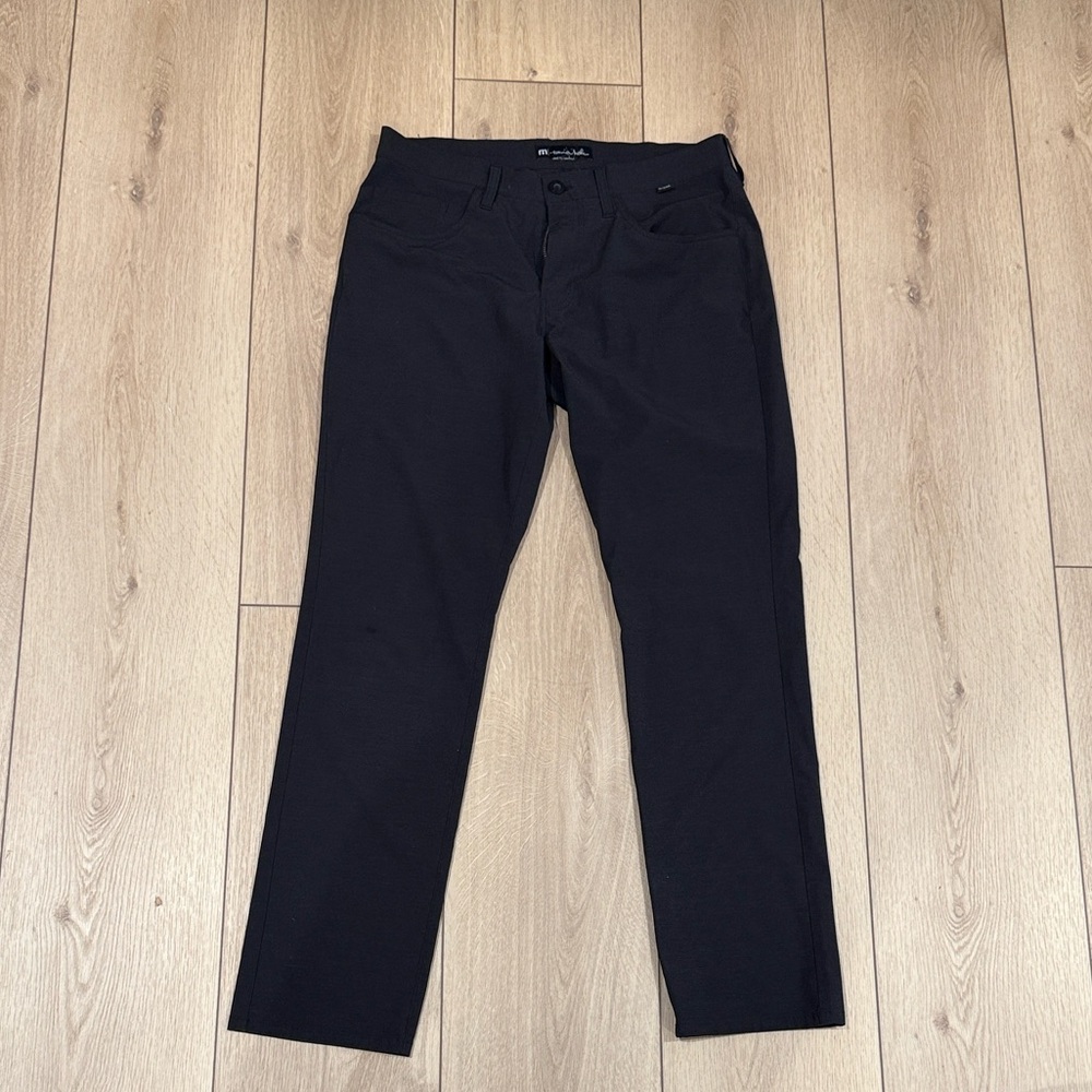 Travis Mathew Men's Black Slim Pants